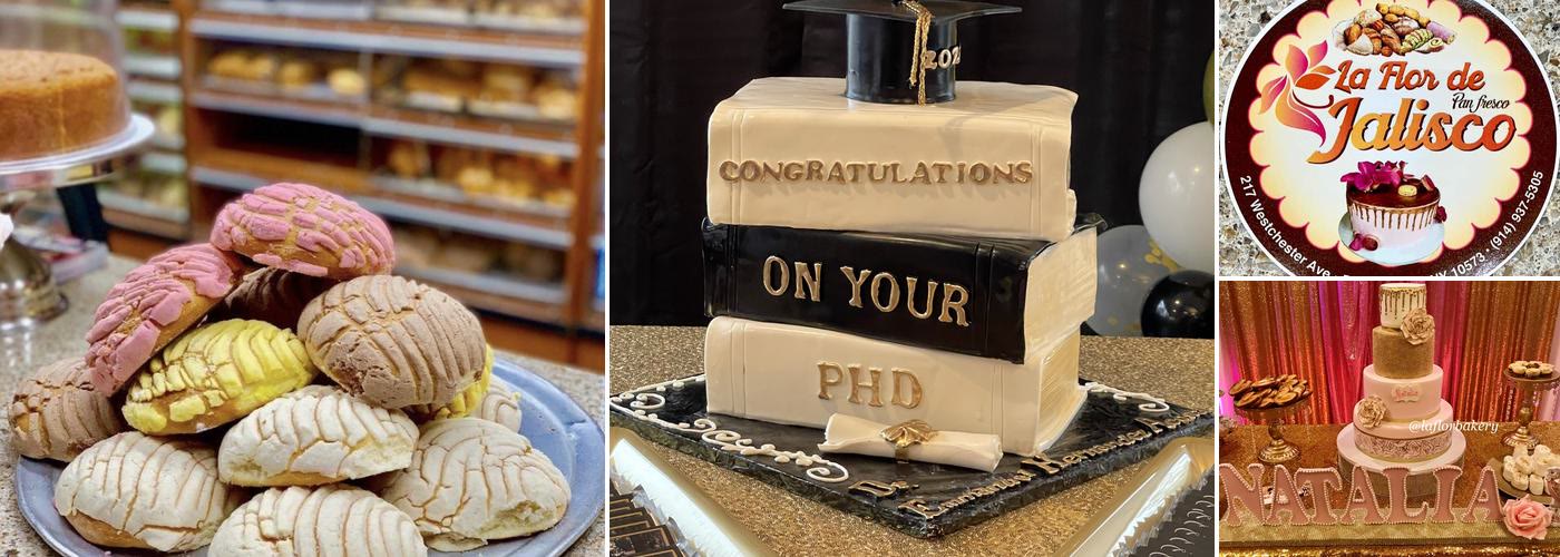 Conchas and custom cakes at La Flor De Jalisco Bakery
